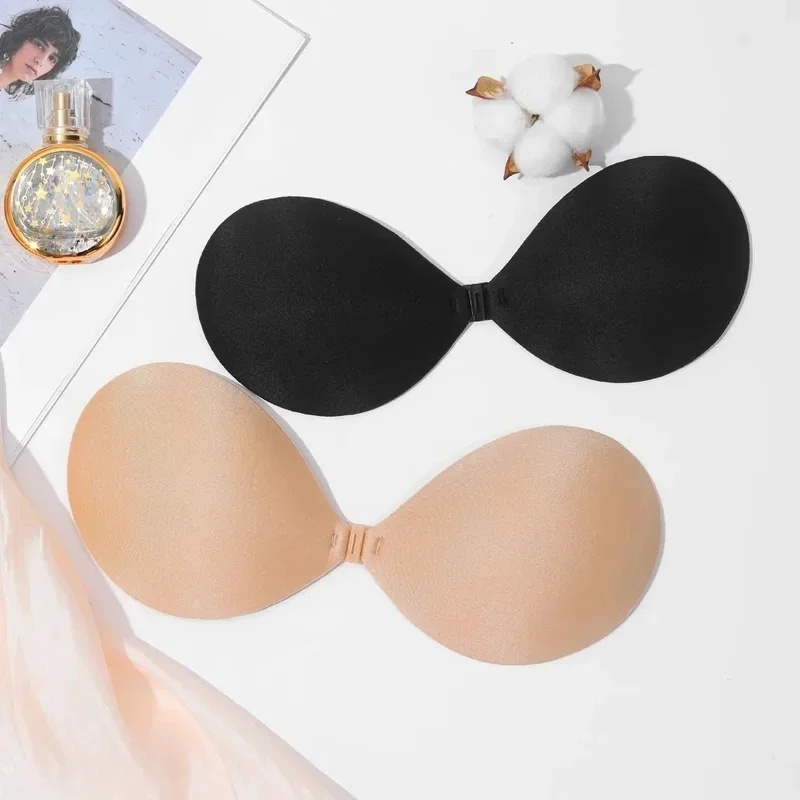 Push Up Bra Silicone - 1/2/4개입 여성용 브라, 보이지 않는 푸쉬업