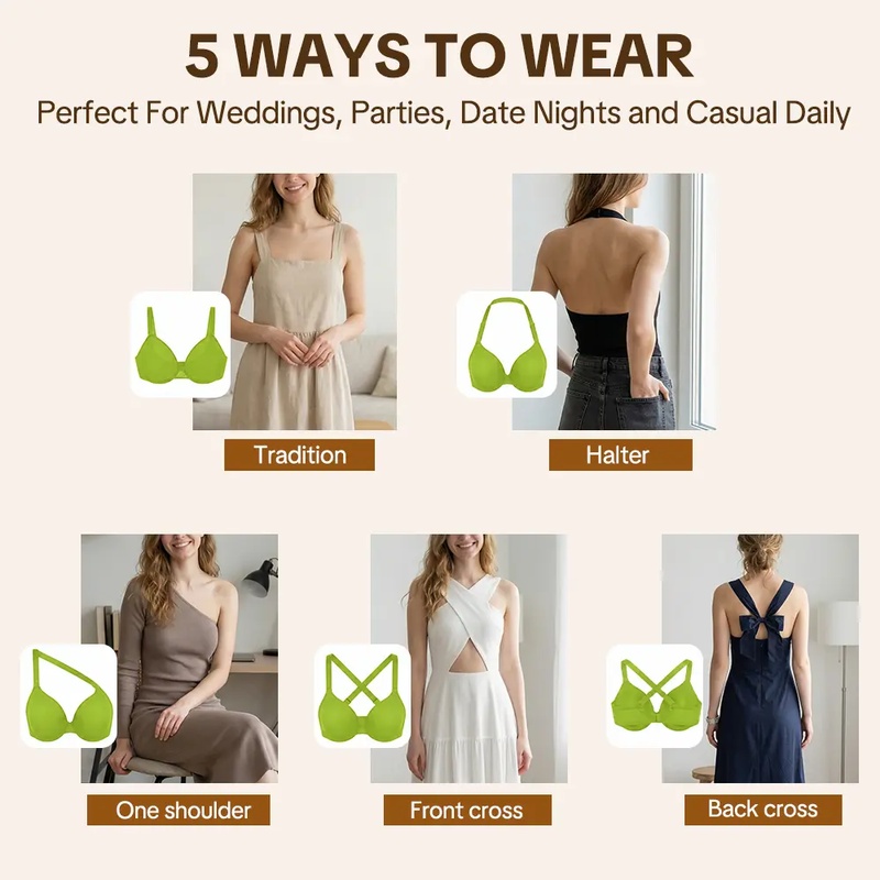 HSIA 세라피나 5웨이 멀티웨이 홀터넥 미니마이저 브 - Sheer Mesh Bra 리뷰 및 가격
