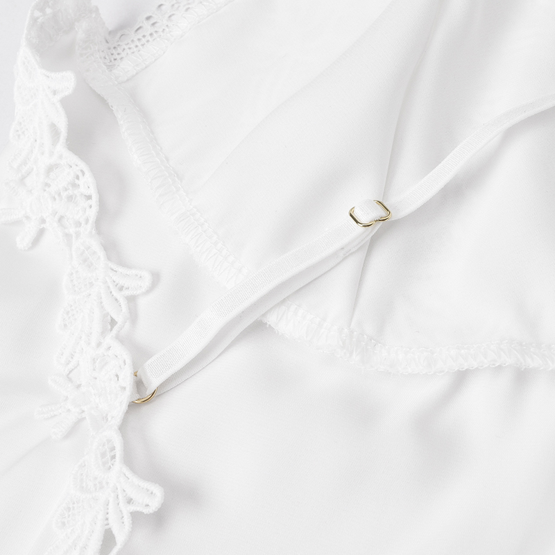 여성용 브라이덜 새틴 레이스 로브 캐미 슬립 드레스 세 - Sheer Mesh Bra 리뷰 및 가격