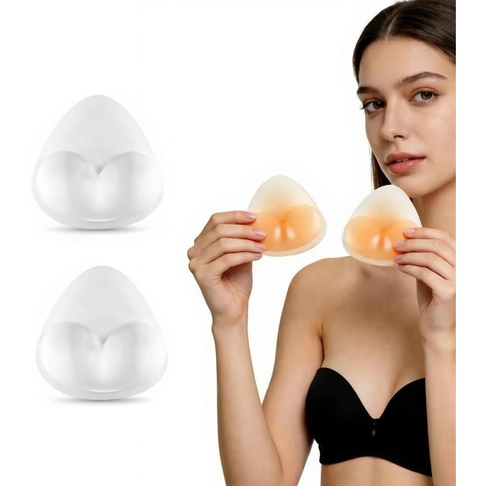 실리콘 브라 패드, 삼각형 모양 푸시업 패드, 수영복  - Push Up Bra Silicone 리뷰 및 가격